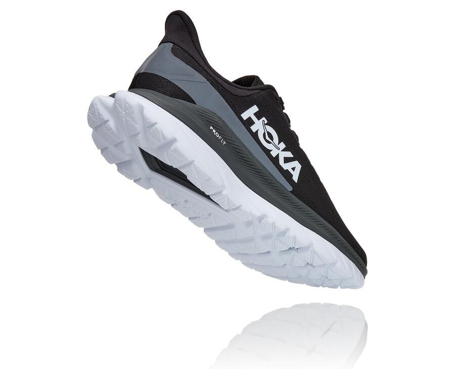 Hoka One One Koşu Ayakkabısı Kadın Siyah/Beyaz - Mach 4 - KQ4382791